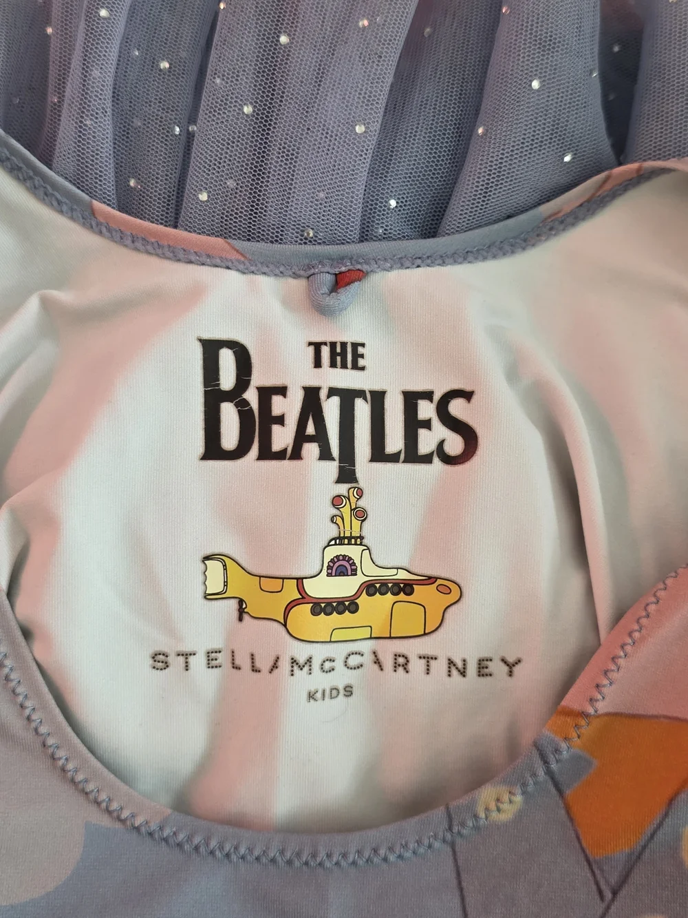 The Beatles x Stella McCartney Kids Yellow Submarine Sparke Tutu Leotard 6 Years